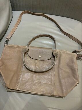 Longchamp Le Pliage Cuir leather tote bag 👝